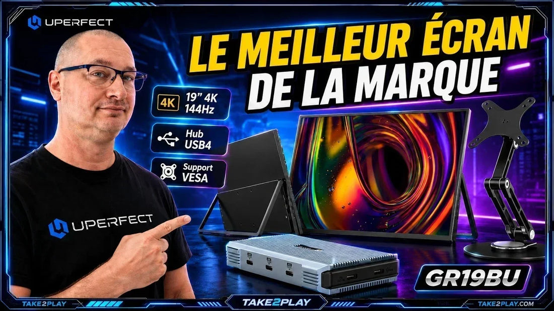 Monitor para videojuegos GR19BU de 19 pulgadas y 4K