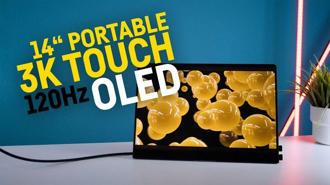 UPERFECT GR14BU  Monitor portátil con pantalla táctil OLED 3K 