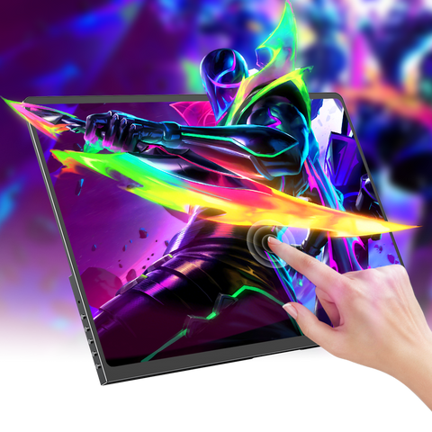 Monitor táctil con pantalla OLED de 14