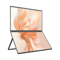 Delta Mega - Monitor de computadora apilado de pantalla dual de 23,8 pulgadas y 100 Hz con parlantes