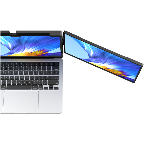 UStation Z 14 - Extensor de monitor para computadora portátil de tres pantallas Estación de trabajo portátil de tres pantallas