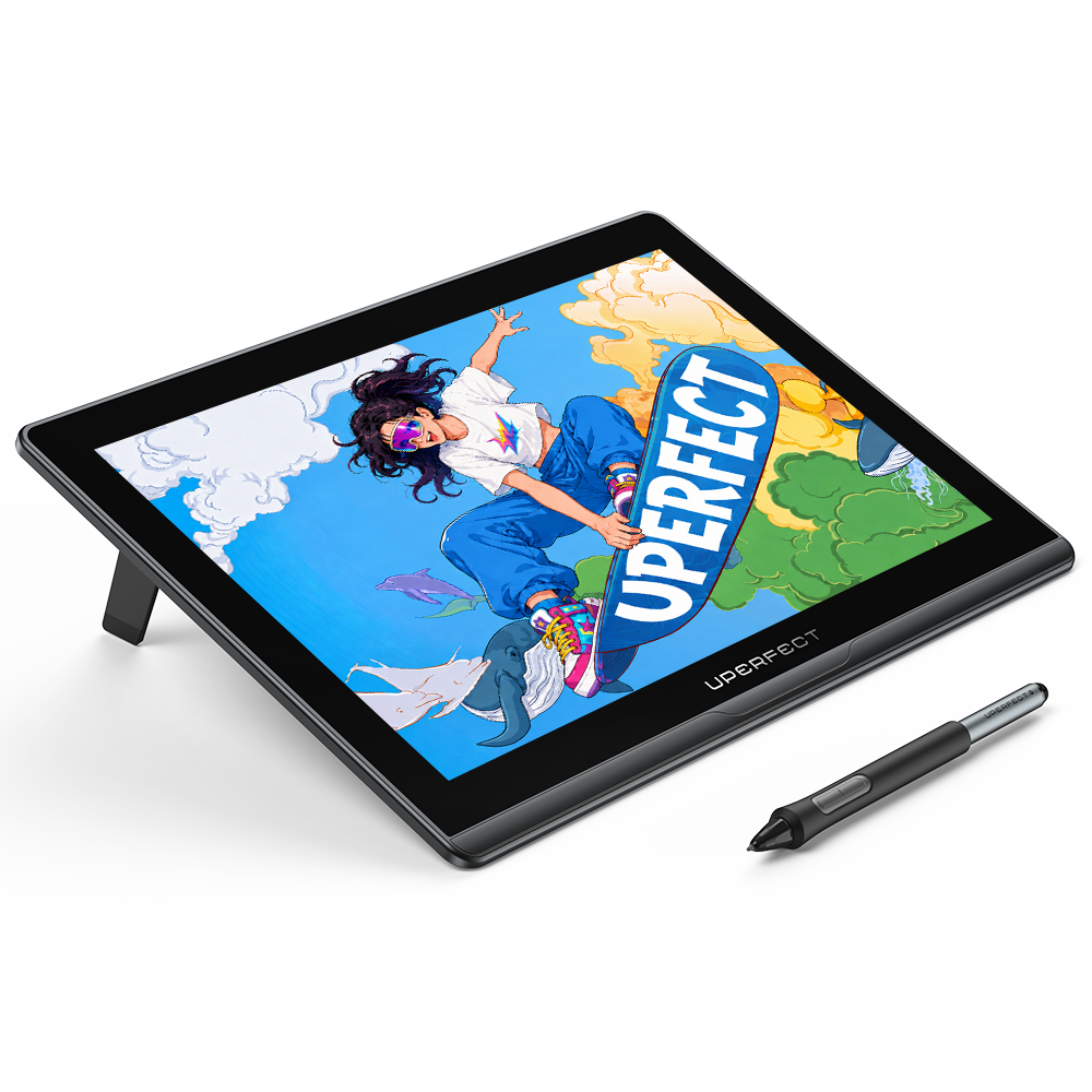 Monitor de dibujo con lápiz óptico de 14 pulgadas, 2K y 60 Hz, pantalla gráfica interactiva