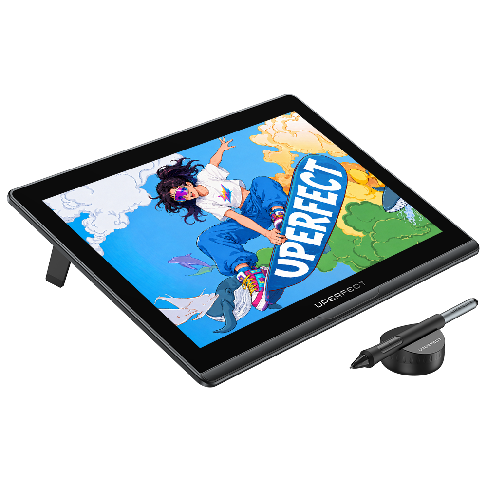 Monitor de dibujo con lápiz óptico de 14 pulgadas, 2K y 60 Hz, pantalla gráfica interactiva