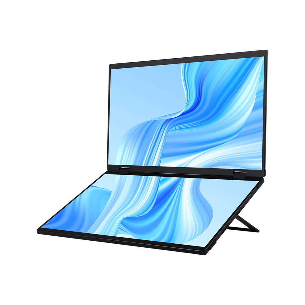 Monitor plegable Pantalla doble apilada plegable portátil – UPERFECT-ES